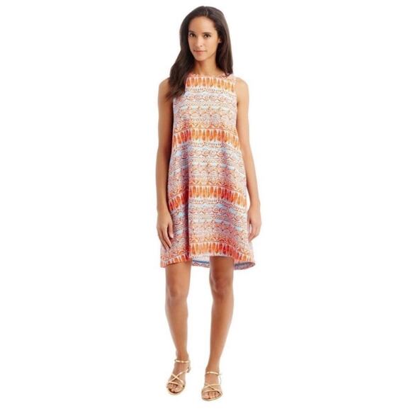 J. McLaughlin Antigua Sleeveless Linen Swing Dress Size XS - Picture 1 of 16